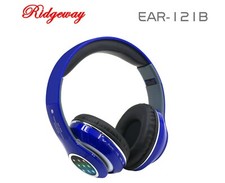 EAR-121B Ridgeway Wireless Bluetooth FM Headphone TFT card-Mp3 Blur Color Over-Ear Headphones price