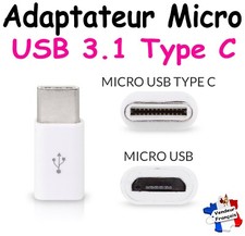 Adaptateur Micro USB / Micro USB 3.1 Type C pour Ordinateur Smartphone Tablette Tablette chargeur price