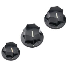 Guitar Anatomy Jazz Bass - Commandes De Guitare Boutons Noirs À Enficher (Lot) Bass Guitar price