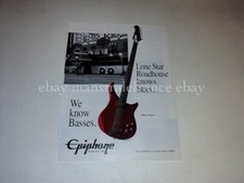 Epiphone EBM-5 Bass guitar ad clipping USA 1990s Bass Guitar price