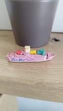 RARE Guisval Bateau Croisière ship fun tour rose pink miniaturas metal Jouet Ship price