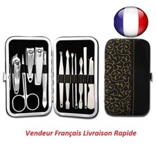 Set-Trousse-Manucure-12-Pieces-Pedicure-Manicure-Kit-Coupe-Ongles-Pince-comedon Manicure et Pedicure ensemble price