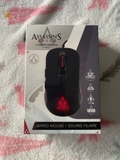 Assassin's creed souris lumineuse filaire PC CD ROM wired mouse officiel ubisoft Wired souris price