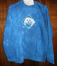 SWEAT-SHIRT MARQUE HARLEQUIN TAILLE L LARGE - MOTIF BEBE PHOQUE BRODERIE BLEU Bébé sweat-shirt price