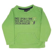 Bébé Schiesser, sweat-shirt, taille : 74, vert, coton, imprimé, sweat #paZ Bébé sweat-shirt price