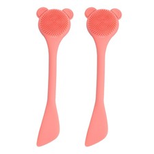 2 Pcs Pinceau Silicone Visage Appareil Nettoyage Brosse De La Peau Du Skin et visage Cleansing appareils price