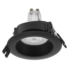Spot Set Spot LED encastrable GU10 Press 2,6 W Noir, 200 lm 2700 K Blanc chaud, Built-in ensembles price