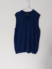 Gilet  sans manches homme SISLEY BLEU. Neuf sans étiquette . TailleXL/XXL Pull et Cardigan et maille homme price