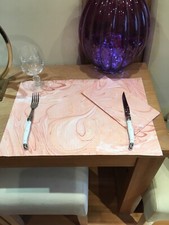 Ensemble napperon et serviette grande taille pour deux Placemat price