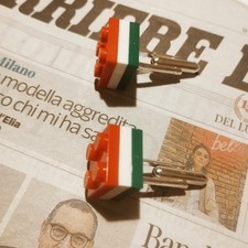 LEGO Bricks Cufflinks - Gemelli LEGO - Italian Flag Cufflinks price
