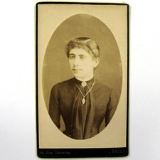 CDV Femme corset pendentif c1890 photographie Hippolyte Vocoret Reims Corset price