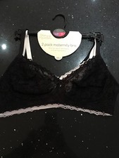 Soutien gorge maternité Mothercare 2 soutiens-gorge 36B noir et blanc neuf avec étiquette joli Nursing Bra price