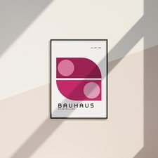 Poster Bauhaus vintage -  Décoration murale - Blush Romance - Réf .2 Blush price