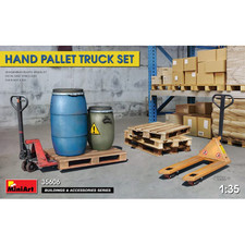 HAND PALLET TRUCK SET KIT 1:35 Miniart Kit Diorami -F- Nouveau modèle Pallet Trucks price