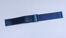 BRACELET MONTRE MÉTAL 18mm Bleu..  Stainless Steel Steel bracelet price