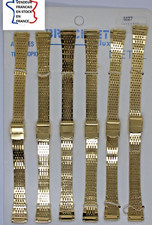 Bracelet montre ,STAINLESS STEEL;DORE;attaches télescopiques 10-14 mm;NEUF / 003 Steel bracelet price