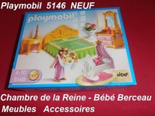NEUF PLAYMOBIL 5146  CHAMBRE de la REINE Bébé Berceau Meubles Accessoires Bébé chambre meubles price