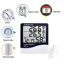 Thermomètre Hygromètre Digital Sonde Filaire Station météo Intérieur Extérieur Thermomètre price