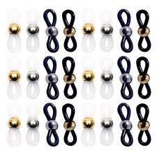 40 PCS Eyewear Corde Chaîne Accessoire Écologique Silicone Anti-dérapant Anneau Eyewear accessoire price