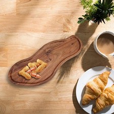 ACACIA WOOD SERVING TRAY RUSTIC POUR LE VEGAGE PAILLE PLATTER Serving Tray price