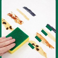 5Pcs Scrub Sponges Dishes Cleaning Scouring Pad High Density Kitchen Dishwashing Dishwashing price