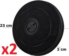 2 Filtres rechange charbon actif compatible hotte aspirante Faber Flaminia Ø23cm Range Hoods price