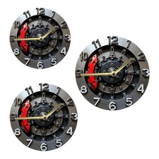 Horloge murale décorative à engrenage plat 2D pour bar, salon ou maison Decorative horloge price