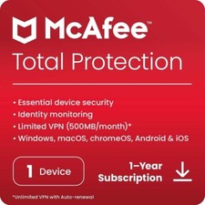 Code McAfee Internet Security 2023 pour Appareils Illimités - 1 An Security appareils price
