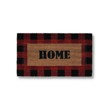 Paillasson rectangulaire en noix de coco cm. 40X70 ALLEGRO TARTAN ROUGE Paillasson price