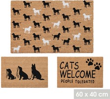Tapis extérieur coco - Paillasson entrée - Anti Glisse Caoutchouc - 40x60cm Paillasson price