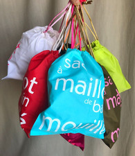 New. Tintamar Set of 5 Multicolor Waterproof Wet Swimsuit Bags Swimsuit price