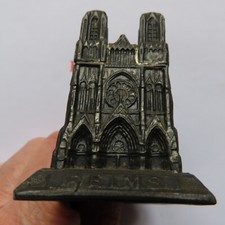 CATHEDRALE de REIMS en régule - objet décoratif ancien Decorative Object price