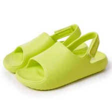 Sandales Slider Enfant Unisex Jaune, Ouvertes, Pieds Dénudés, À Enfiler Chaussons et sandales enfant unisexe price