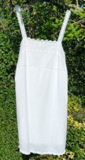 VINTAGE NEUVE CHEMISE DE NUIT COTON BLANC Claire d’Angeville T40 DÉBUT ANNÉES 80 Nightgown et Robe femme price