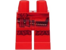 LEGO 970c00pb1136 Hips and Legs with Black and Gold Tunic Hem and Dark Red Sash Tunic price