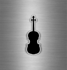 Autocollant sticker voiture moto musique mur instrument noir violon violoniste Mur Sticker price