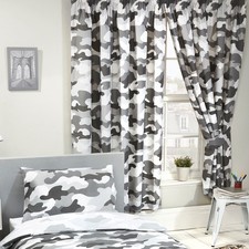 Rideaux Camouflage Gris Lignés Chambre Bébé Enfants 54" De Chute Bébé chambre rideau price