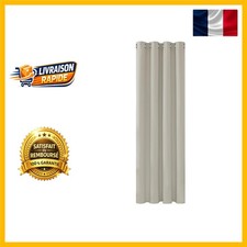 Rideaux Occultants Isolants Thermiques 132x160 cm - Design Moderne Œillets Beige Bébé chambre rideau price
