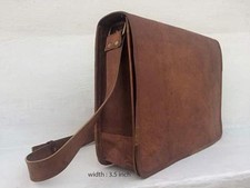 Porte-documents rustique vintage en cuir pour ordinateur portable messager sacoche bandoulière Homme''s Handbag price