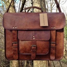 Porte-documents pour hommes vintage en cuir messager bandoulière ordinateur portable sacoche femmes Homme''s Handbag price