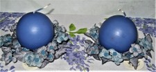 2 bougies rondes décoratives avec anneau de fleurs Decorative bougie price