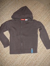 Gilet veste pull sweat à capuche marron garçon 4 ans Okaou Pull et Cardigan et maille garçon price