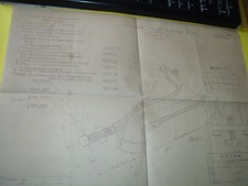 PLAN BUREAU D ETUDE D EPOQUE ENSEMBLE DE LA TUBULURE POMPE A ESSENCE SATAM Bureau ensemble price