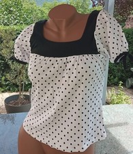 T-Shirt À Pois 4657 Blanc-Noir T-shirt femme price