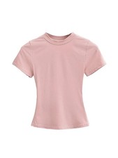 T Shirt Femme Slim Manches Courtes Uni Sexy Haut Tendance Décontracté Été T-shirt femme price