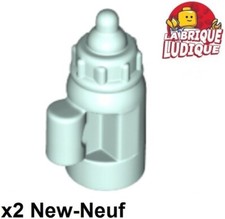 Lego 2x Minifig utensil biberon bébé poignée Baby Bottle handle light aqua 18855 Bébé Bottle price