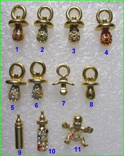 pin's Doré pierre brillante Tétine Biberon Bébé / baby bottle teat au choix  #A2 Bébé Bottle price