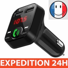 Transmetteur FM Sans fil Bluetooth 5.0 Adaptateur MP3 Kit Voiture Chargeur USB , Chargeurs et Kits price