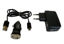 Kit chargeur Micro USB prise secteur et prise allume cigare avec câble 1M Chargeurs et Kits price