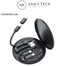 Kit Adaptateur USB C 9-en-1, Chargeur Multi-Connecteurs,  Étui de Voyage Compact Chargeurs et Kits price
